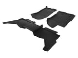 All Weather Floor Mats fit for Ford Ranger SuperCrew Cab 2019-2023 Black TPE Car Mat 77162275