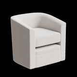 Accent chair white sofa chair one set, modern living room side chair, single sofa chair, footstool W1727P240730