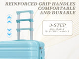 HIFINE TOURIST 20"/24"/28" 3 pcs/set in ABS Spinner Wheel Luggage, Carry on Suitcase, Matching W2787P342137