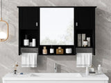 35'' x 28'' Modern Wall Mounted Bathroom Storage Cabinet, Bathroom Wall Cabinet with Mirror, N710P236929B