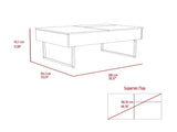 Westover Rectangle Lift Top Coffee Table Carbon Espresso and Onyx B06280167