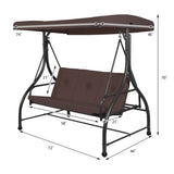 ZNTS 3-Seat Swing Chairs ,Convertible Swing Hammock Bed 43369863