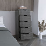 Basilea 5 Drawers Tall Dresser, Pull Out System B070P173186
