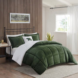 King Plush to Sherpa Down Alternative Comforter Set B035100531