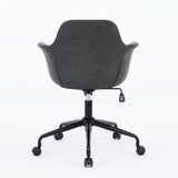 Mid-Century Modern Office Chair,Rolling Swivel Height Adjustable Ergonomic Chair with W1143P173516