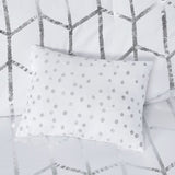 King/Cal King Metallic Printed Comforter Set B03595922