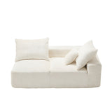 UNITED WE WIN Memory Foam 2-Seater Couch, No Installation & Easy to Transport, Deep Seat Modern Sofa W1568P222611