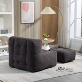Fluffy bean bag chair, comfortable bean bag for adults and children, super soft lazy sofa chair with W1996131028