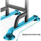 ZNTS Power Tower Workout Dip Station Pull Up Bar, Height Adjustable Multi-Function Dip Stand for Home Gym 10184145