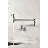 Wall Mount Folding Kitchen Pot Filler Faucet W2287142926