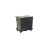 Contemporary Modern Look Antique Gray Oak Finish 1pc Nightstand Storage Space Bedside Table Oak B011P210120
