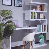 Office desk with display stand white 99892663