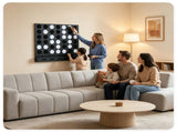 Black Large Wall-Mounted 4-to-Score Connect Four Game with Full Wall Mount Hardware, Fast Reset 51745029