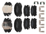 Front&Rear Ceramic Brake Pads Kit fit for Chevrolet Equinox / GMC Terrain 2010-2017 62225157