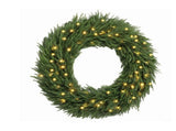 48 Inch Christmas Wreath with 150 LED Lights 37836798