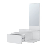 White Floating Vanity with Included Mirror B062P252163