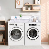 Washer Dryer Countertop with Non-slip Pads Laundry Wood Shelf Topper with Edge, 54" Width x 27.5" W2641P279969