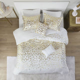 Metallic Animal Printed Comforter Set B03595926