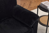 Single Chair 33 Inch Oversized Reading Chair Comfortable Cushioned Lounge Armchair Soft Chenille W1829P265018