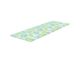 2" THICK FLORAL CHAISE LOUNGE CUSHION IN LEAF COCONUT - WATERPROOF FOLDABLE 2-PART DESIGN - FOR N770P253018L