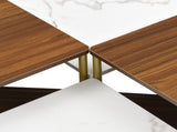 Modern Nesting Coffee Tables Set of 4 -Mid Century Modern Square Living Room Table, Free Adjustable N770P309785W