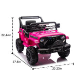 ZNTS 12V Kids Ride On Electric Truck Car W/Parents Control,2WD,Four-wheel suspension,Early education W1578P187456