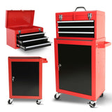 3-Drawer Rolling Tool Chest with Wheels, Tool Chest with Large Storage Cabinet and Adjustable Shelf, W1239132610
