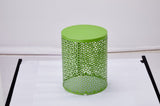 Outdoor Nesting Side Table Set of 3, Round Patio Accent Table, Metal Frame End Table for Indoor 45107343