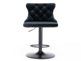 Furniture,Swivel Velvet Barstools Adjusatble Seat Height from 25-33 Inch,17.7 inch base, Modern 90690978