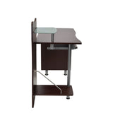 ZNTS Techni Mobili Stylish Computer Desk with Storage, Chocolate RTA-325-CH36