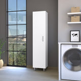 Storage Cabinet Molekeede, Four Shelves, White Finish B092123123