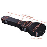 Guitar Hard Case for Acoustic Guitar made of hard plywood wrapped in PU leatherNo shipment on 91614007