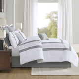 King 8 Piece Embroidered Comforter Set B035128741