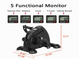 W002K Home Use Hands and Feet Trainer Mini Exercise Bike Black 07836638