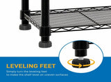 49.2''W Adjustable Storage NSF Wire Shelving Unit Multiple rows Shelving for Storage Rack 58966298