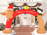 8-foot inflatable Christmas arch decoration 47313315