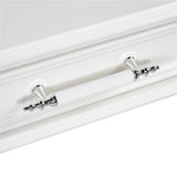 Retro Makeup Desk with Large Mirror, 3-Drawer Dressing for Jewelry Storage, Elegant Console N844P292482A