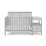 Connelly 4-in-1 Crib and Changer Combo Gray/Rockport Gray B022P204835
