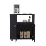 Eldon Two-Door Kitchen Base Cabinet Cart with four Shelves, Side Shelves, Cabinet, Kitchen Storage B200P286943
