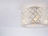 18.11' Flush Mount Ceiling with Light Kit, Crystal Ceilings with Remote Control,Chandelier W3596P462038