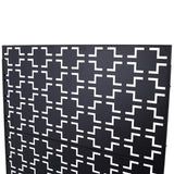 Outdoor & Indoor Privacy Metal Privacy 76" H48" W, Freestanding Decorative Privacy W465P193210