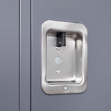 6 Door 72"H Metal Lockers With Lock for Employees,Storage Locker Cabinet for Home Gym Office School 70100084