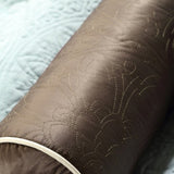 9 Piece Charmeuse Comforter Set Blue King B03597004