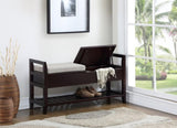 Vannes Espresso Storage Shoe Bench T2574P164222