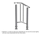 Matte Black Outdoor 1st Tier Iron Handrail 03004302