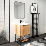 24 Inch Freestanding Bathroom Vanity With Resin Basin BVA01124MP-1, W999P181590