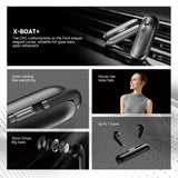 X-BOAT Wireless Earbuds 35H Playback BT5.3 ENC Noise Cancelling 13mm Driver IF Award Metal Case 12214815