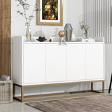 ZNTS TREXM Modern Sideboard Elegant Buffet Cabinet with Large Storage Space for Dining Room, Entryway WF298903AAK