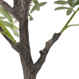 Artificial Olive Tree 7FT with Pot and Moss, Artificial Plants for Home Office Decor T3210P298177