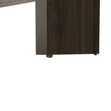 FM FURNITURE Rough Rock Minimalist Home Office Work Desk with Cable Management . Dark Walnut B128P283294